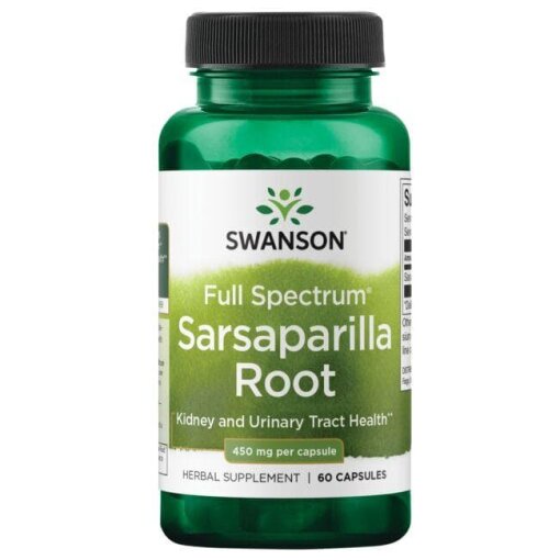 SWANSON Sarsaparilla Kolcorol 450mg 60 kaps.